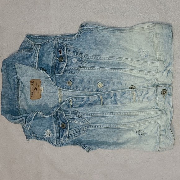 HOLLISTER jean vest sz XS - Picture 3 of 5